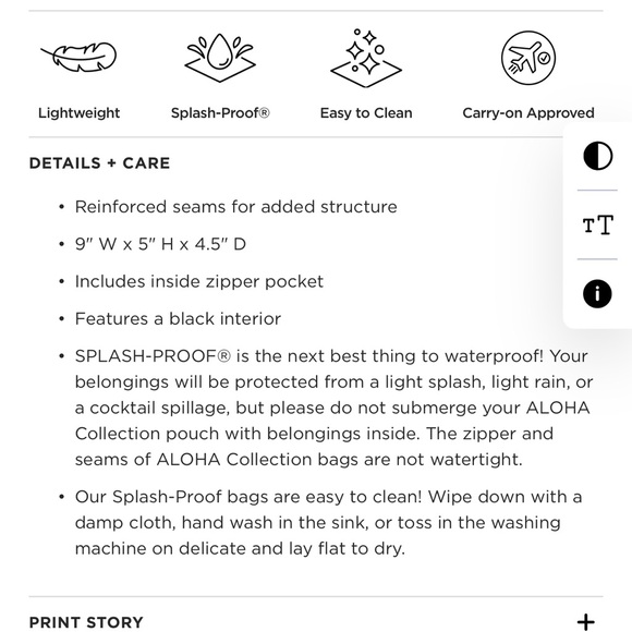 Aloha Collection Kukui Dopp Kit - Java/Black - Picture 5 of 5